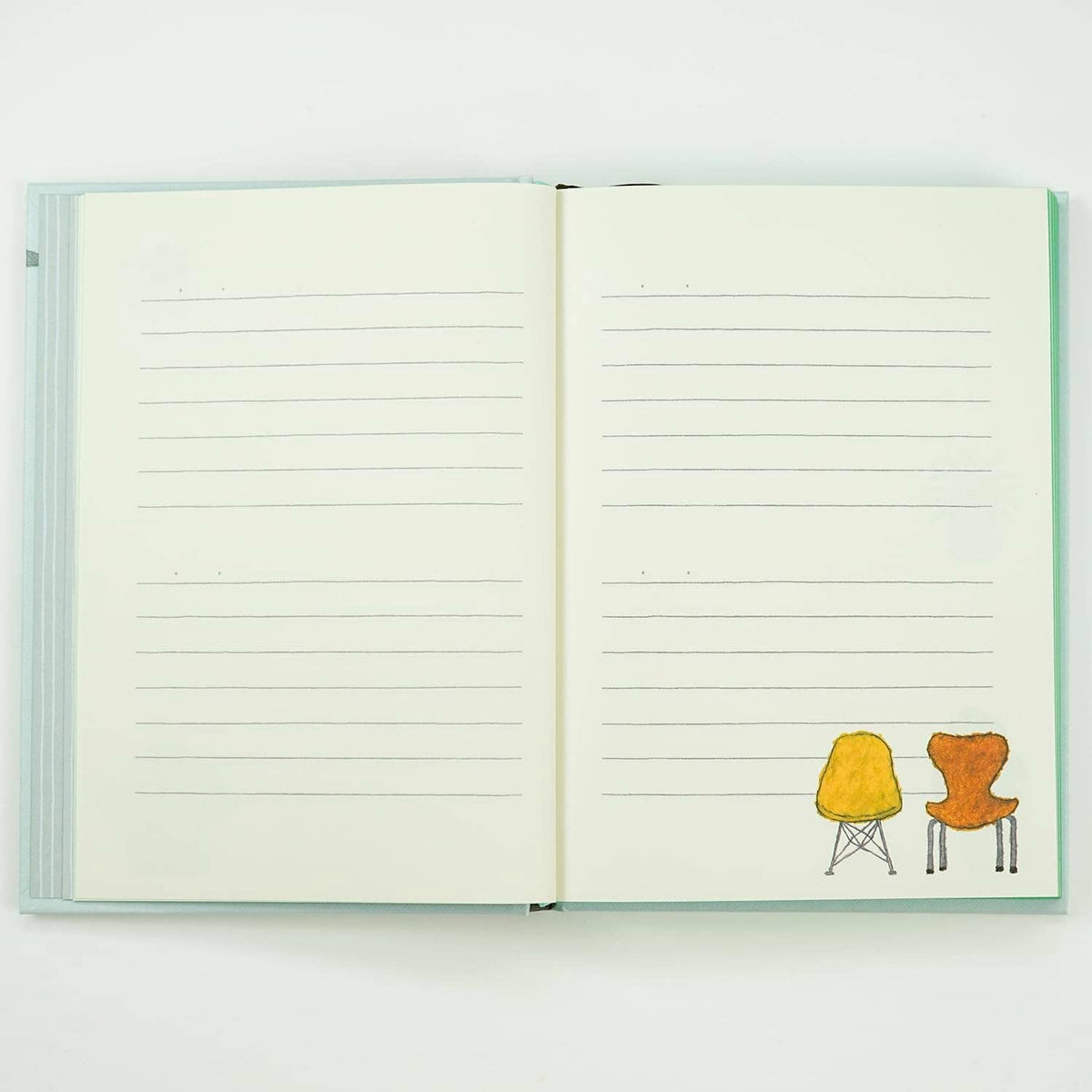 Greeting Life YZD-434 Illustration Changes Every Page Diary Cat Gray