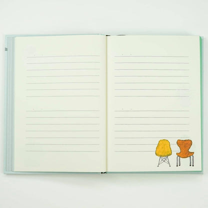 Greeting Life YZD-434 Illustration Changes Every Page Diary Cat Gray