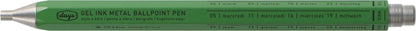 Days Aluminum Gel Ballpoint Pen–0.5mm Japanese Quick-Dry Ink
