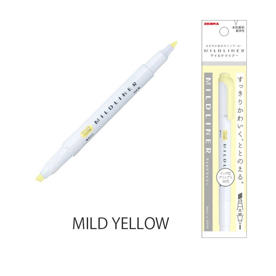 ZEBRA MILDLINER HIGHLIGHTER MILD COLOR