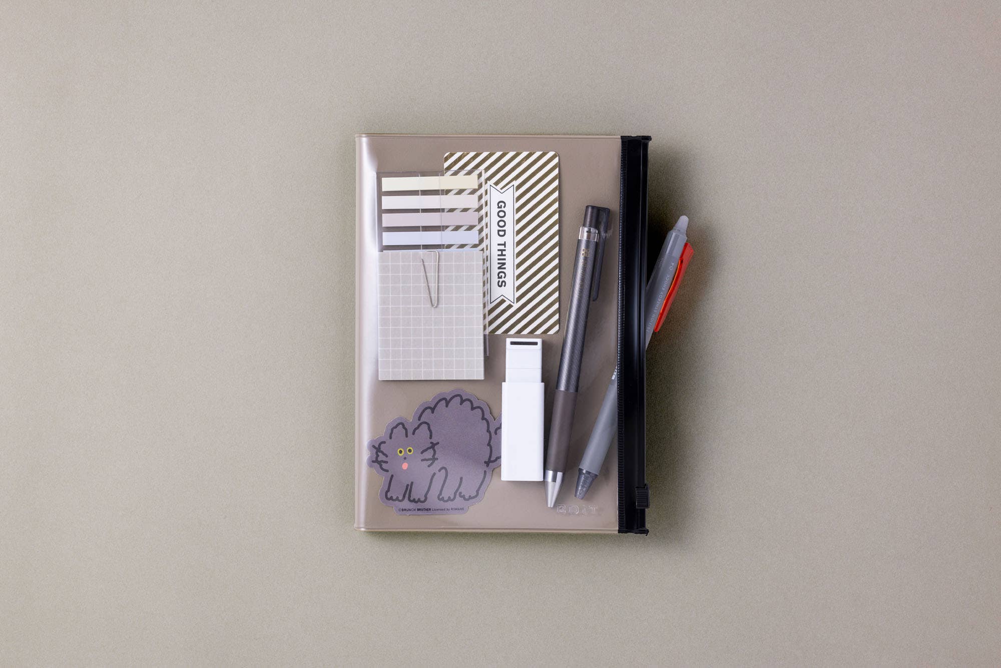Grid Notebook B7 with Cover / EDiT