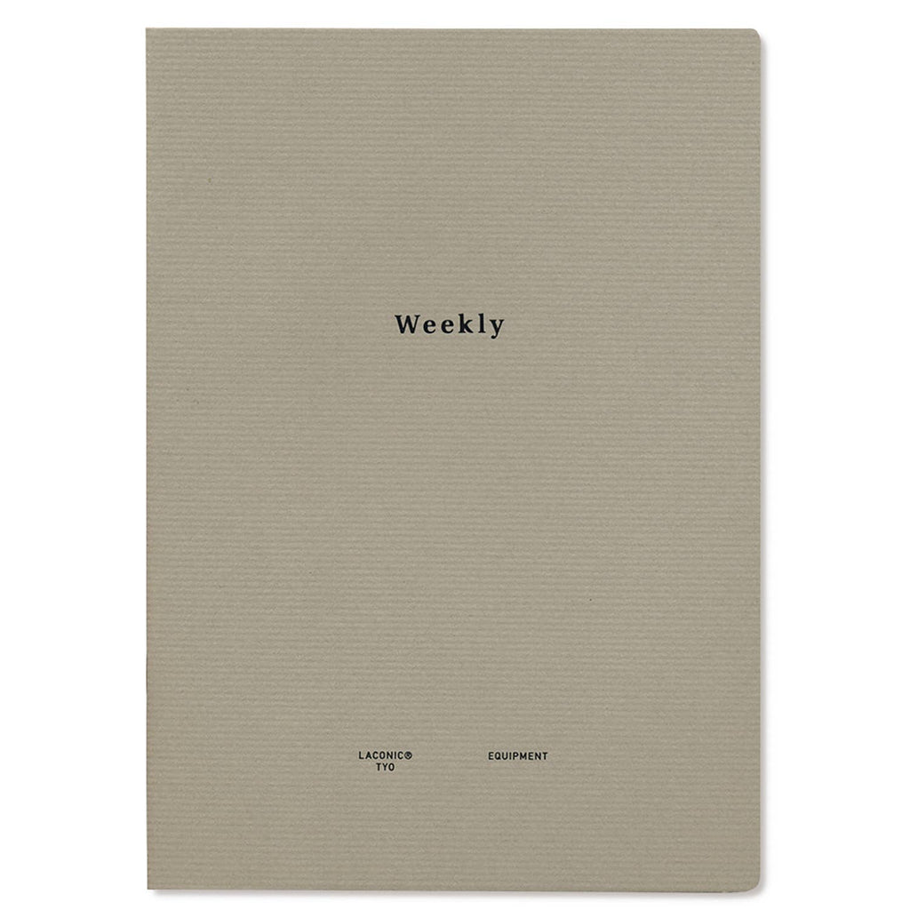 LACONIC STYLE NOTEBOOK WEEKLY