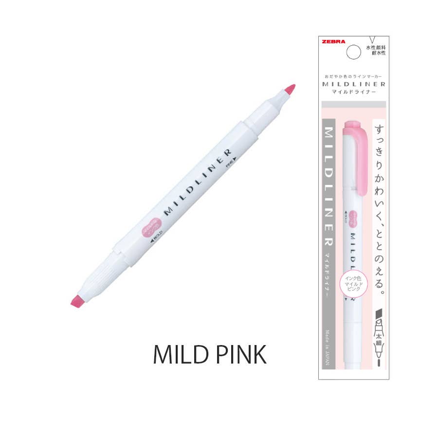 ZEBRA MILDLINER HIGHLIGHTER MILD COLOR