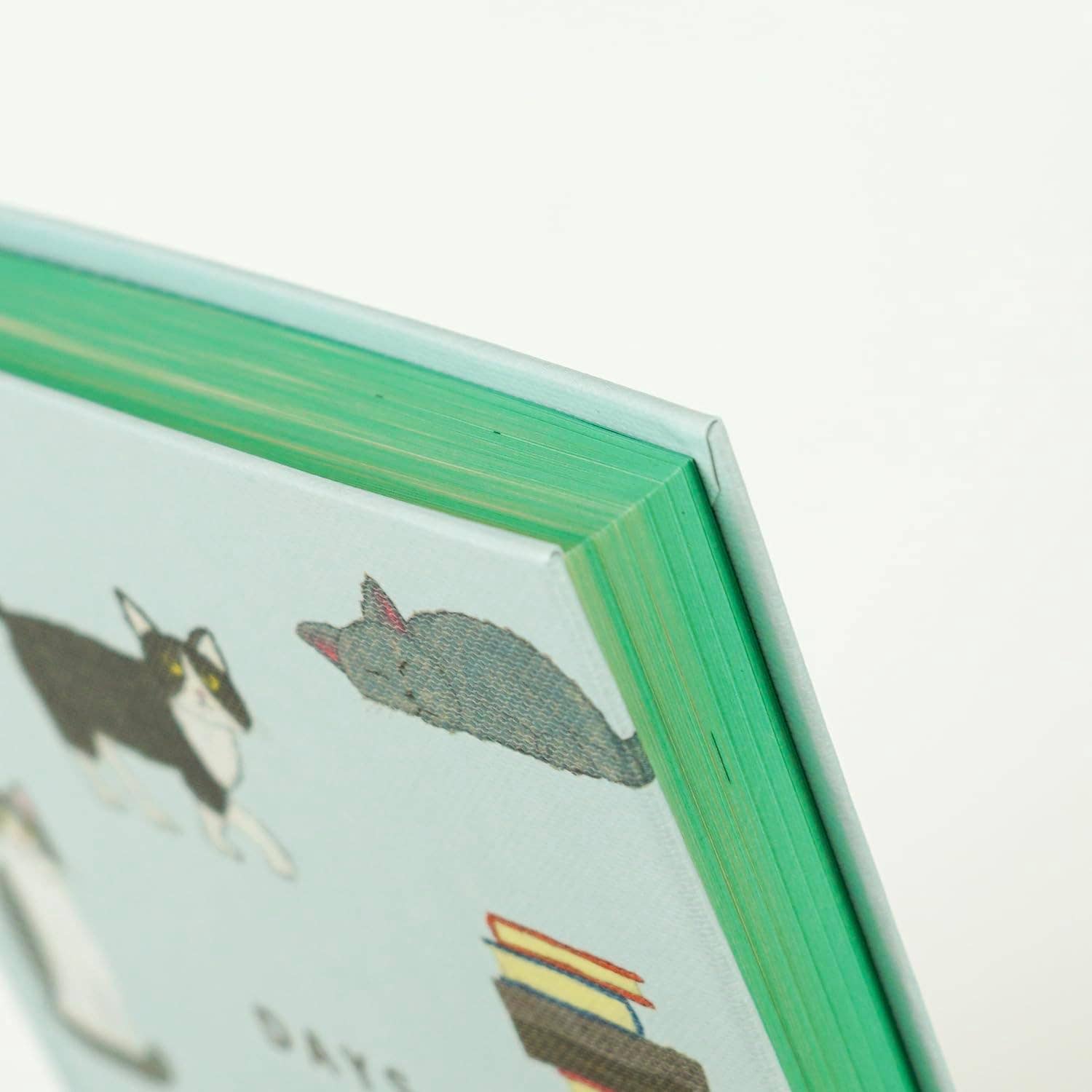 Greeting Life YZD-434 Illustration Changes Every Page Diary Cat Gray