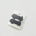 Adorro Beau Cat Loaf Barrette Hair Clip