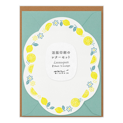 Midori Letterpress Die Lemon