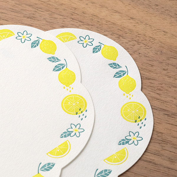 Midori Letterpress Die Lemon