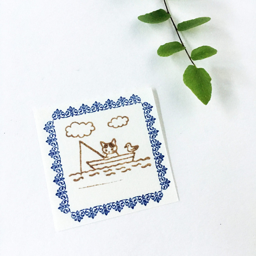 Pottering Cat Stamps