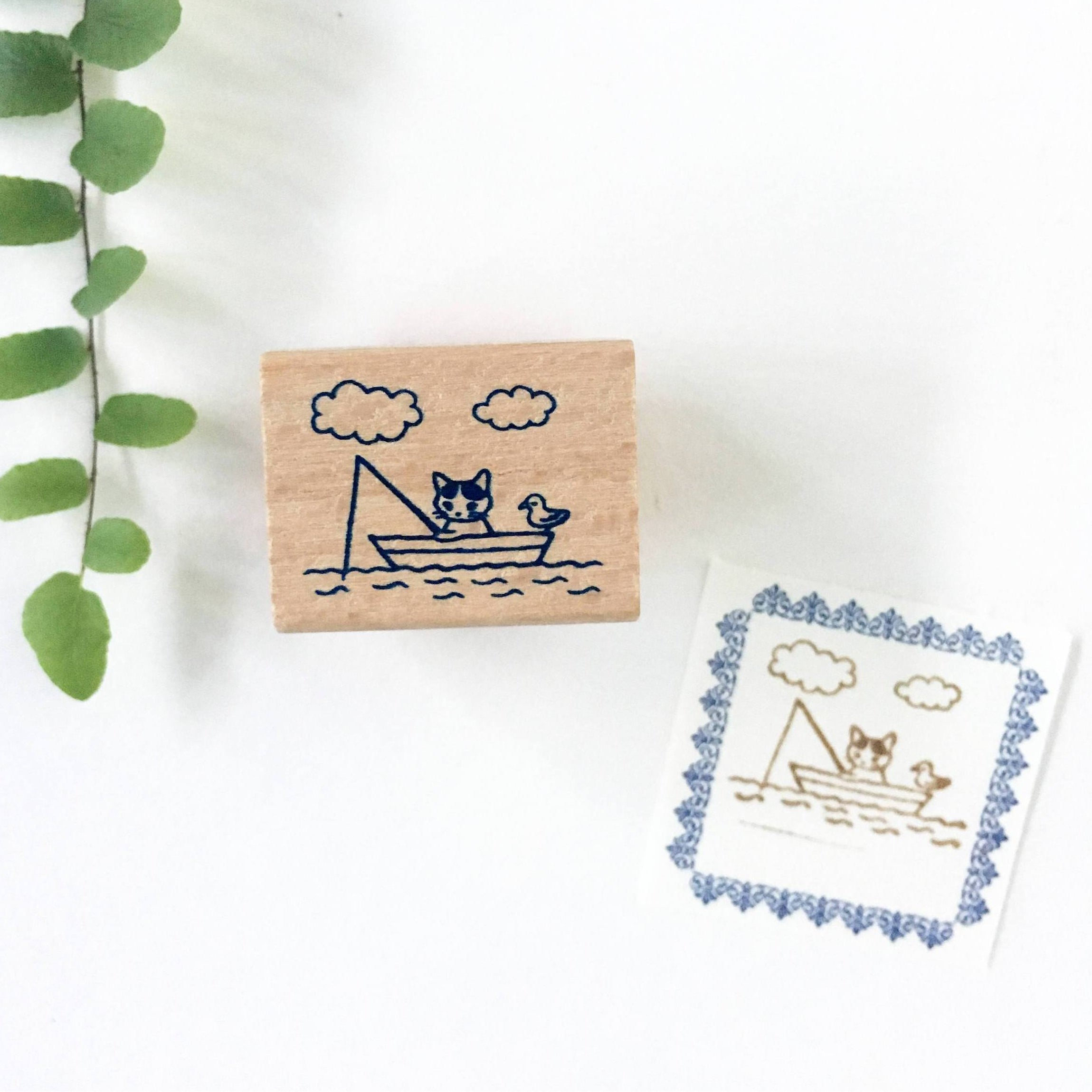 Pottering Cat Stamps