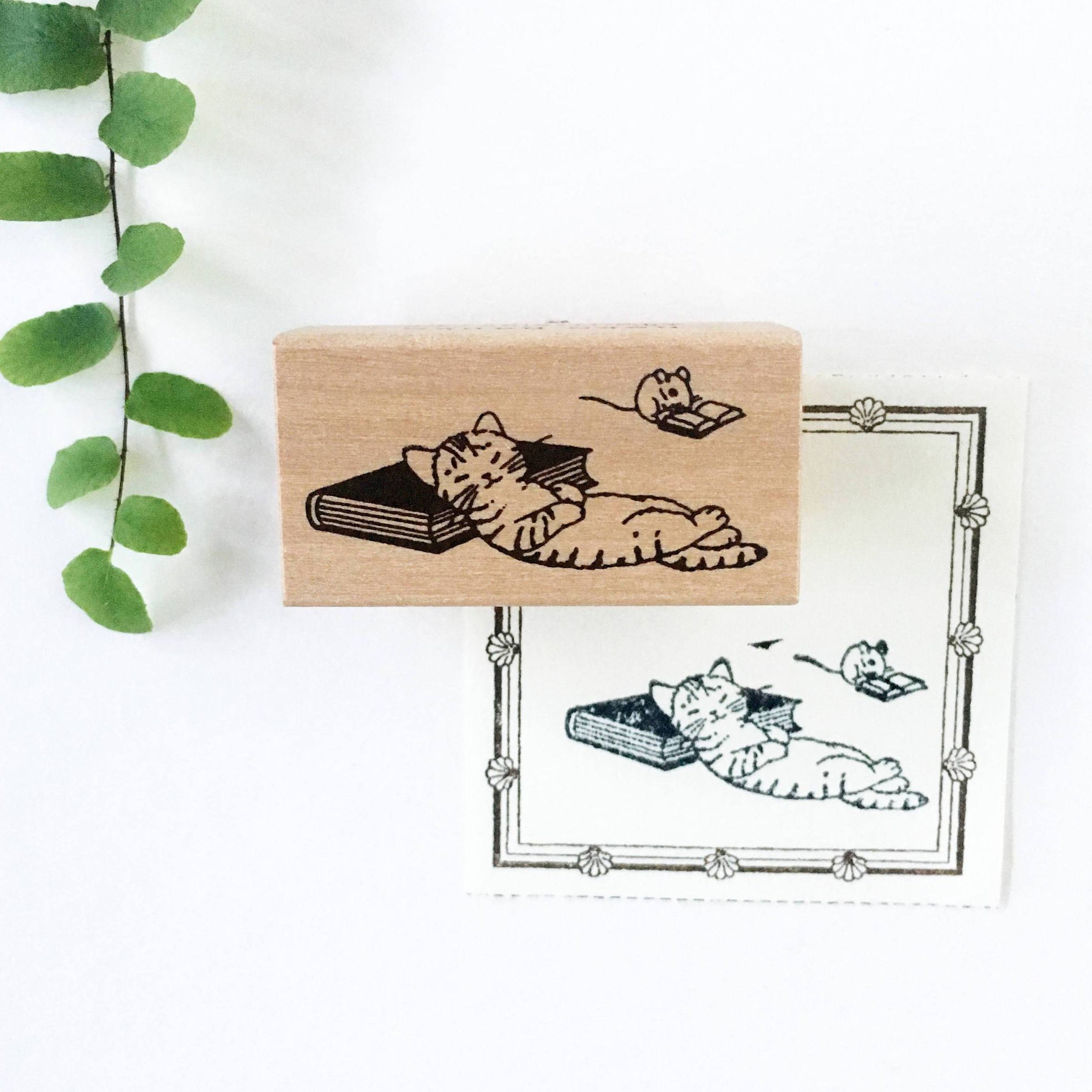 Pottering Cat Stamps