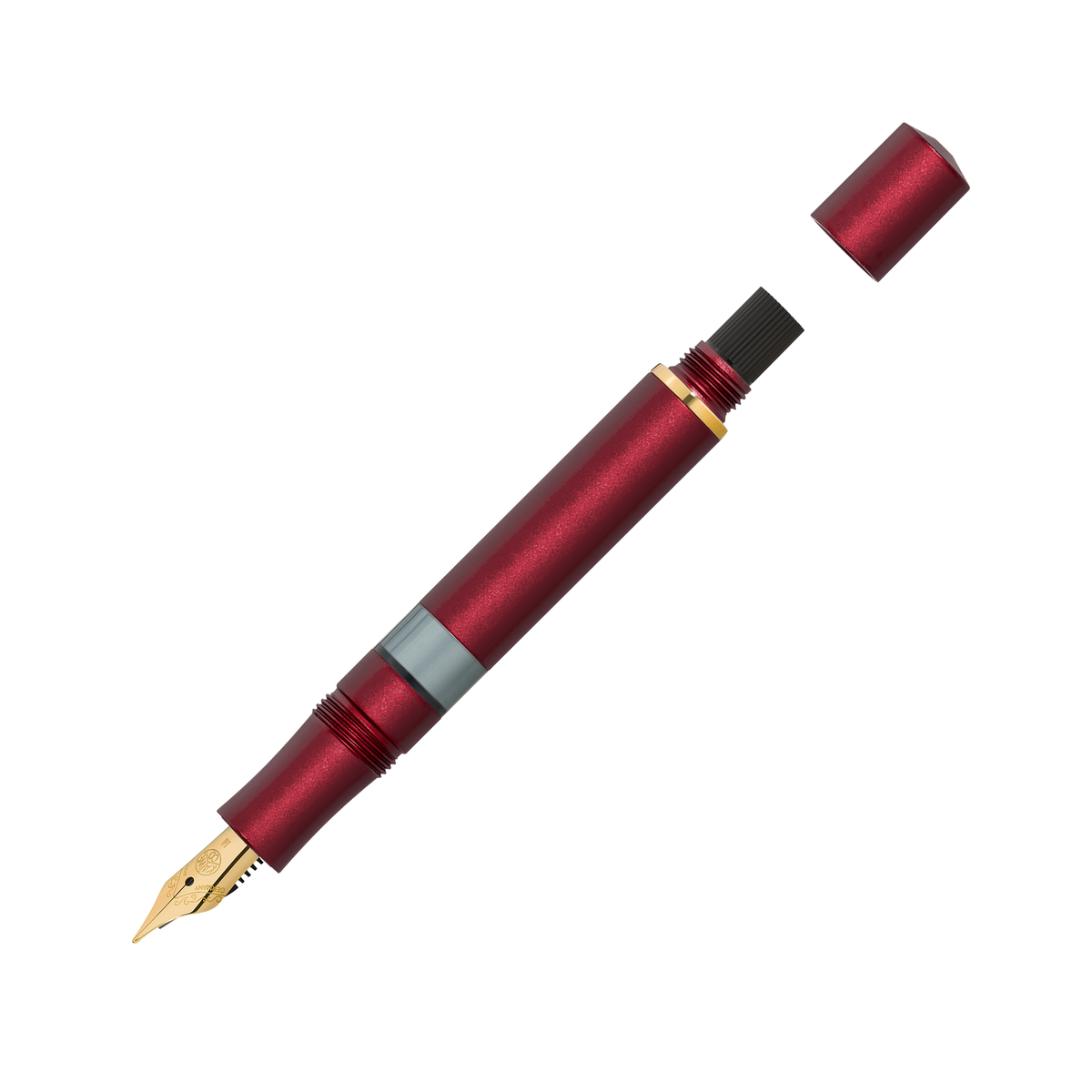 Kaweco AL Sport Piston Fill Fountain Pen - Bordeaux