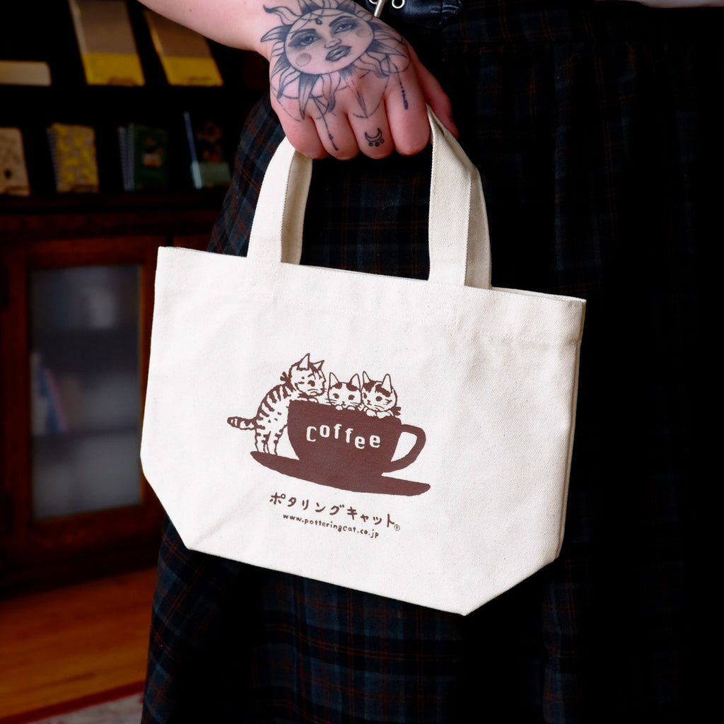 Pottering Cat Small Tote