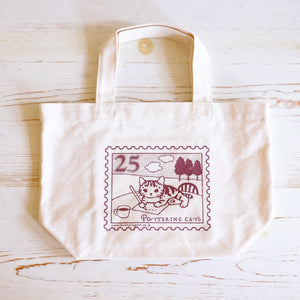Pottering Cat Small Tote