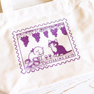 Pottering Cat Small Tote