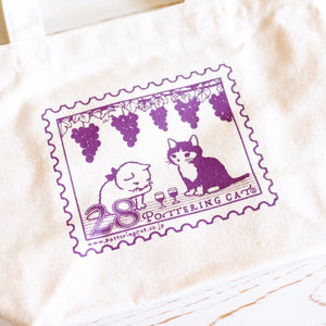 Pottering Cat Small Tote